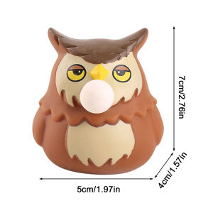 ZEEMIN PVC Cute Capybara Pinch Toy Blowing Bubble Funny Relax Ball Sensory Fidget Toys Small Squeeze Ball Toys For Kids Boys Aldult