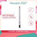 WARDAH Eye Liner - Waterproof, dan Warna Hitam Intense - Tekstur Lembut Dengan Aplikator Presisi Mudah Digunakan - Tahan Lama Cocok Untuk Garis dalam Mata - Skincare. 