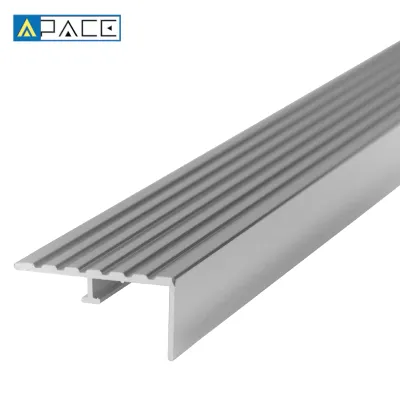 จมูกบันไดอลูมิเนียม 6 ร่อง APACE รุ่น A-80 (ขนาด 1.90 เมตร)