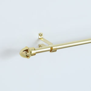 MILVIDAS 【BUY 1 TAKE 1】 Extendable&Adjustable Curtain Rod Set With Screw and Bracket 70-120cm/120-210cm Gold and Silver Plated For Curtain with Accessories Set