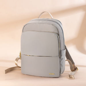 MINGKE กระเป๋าแล็ปท็อป13 14นิ้วกระเป๋านักเรียนสะพายหลังสำหรับผู้หญิงนักเรียนกันน้ำกันกระแทกหลายกระเป๋าสไตล์เก๋ไก๋สำหรับเดินทาง