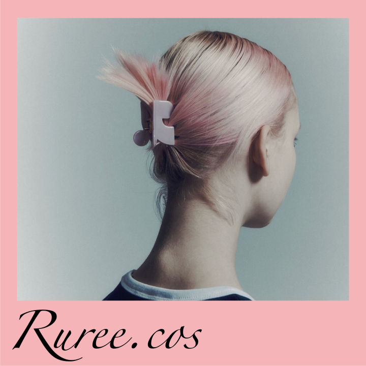 【Rest&Recreation】24HS★ LOGO HAIR CLIP(L) Buy Rest & Recreation Logo Hair Clip(L) Pink | SASOM