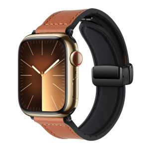 Silicone Strap for Apple Watch Ultra 2/Ultra 49mm 45mm 41nn 42mm 38mm Women Men 44mm 40mm iWatch Leather Band for Apple Watch Series 9 8 7 6 5 4 3 2 1 SE SE2