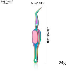 Multifunction Stainless Steel Nail Art Shaping Tweezers Cross Nail Clip Nail Art Tool