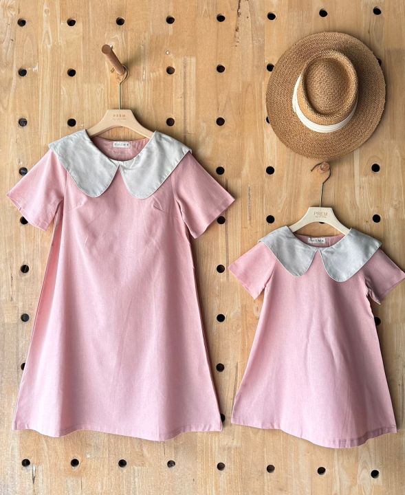 𝐊𝐈𝐃𝐒 ⸝⸝🎀𝑺𝒘𝒆𝒆𝒕 𝑩𝒐𝒘 𝑫𝒓𝒆𝒔𝒔⸝⸝🎀 เดรสผูกโบว์หลัง น่ารักๆ 彡 | Lazada.co.th