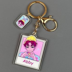 KPop Demon Hunters Acrylic Keychain Pendant Rumi Mira Zoey Jinu Baby Saja Celine Bobby Cartoon Anime Characters Fans Gift