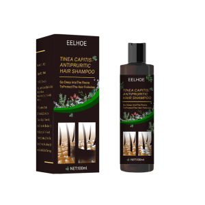 Eelhoe Tinea Capitis Antipruritic Hair Shampoo  Anti-hair Loss And Oil-control Refreshing Shampoo Remove Dandruff Control Itching Tinea Capitis Antipruritic Shampoo（100ml）