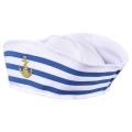 Sailor Hats Blue Captain Hat with White Sail Hat for Costume Accessory Adult Women Kid White Sailors Hats for Adults Captain Cap Sailor Costume Accessories kindly. 