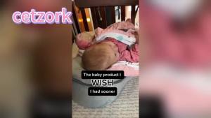 ที่นอนเด็ก Keesley สำหรับอาการกรดไหลย้อนพร้อมสายรัด ที่นอนเด็กที่ดีที่สุดสำหรับลดการก้มกิน หมอนให้นมสำหรับการป้อนนมขวด และเวลาท้อง