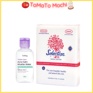 FCT Triple Care Hydra Cleanse Micellar Water - Acne Calm Micellar Water 100ml - Selection Facial Cotton