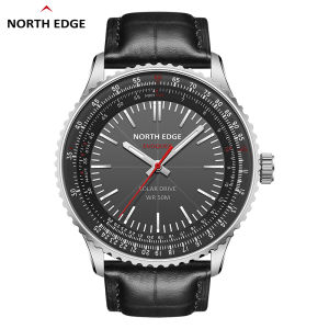 NORTH EDGE EVOQUE3 Solar Power Watch For Men Outdoor Wearables Metal Case Luminous Pointer
