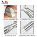 XJL 2 flute aluminum end mill set keyway tungsten steel milling cutter Carbide end mill 1 to 12mm CNC tool machine HRC55° 1pcs/5pcs. 