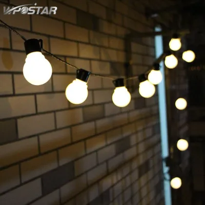 6M 20 LED String Light Outdoor Fairy Lights Garland G50 Bulbs Garden Patio Wedding Christmas Decoration Light