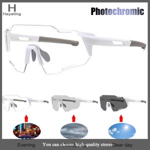 Hayating Photochromic Cycling Sunglasses For Men Women Bike Glasses Riding Driving UV400 Mountain Bicycle Goggles Eyewear Sports