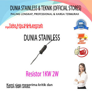 Resistor 1KW 2W digunakan untuk komponen elektronik mesin
