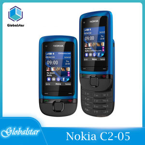 Dành Cho C2-05 Nokia Điện Thoại Di Động Hoàn Toàn Mới Chính Hãng Không Có Khóa Thanh Trượt C2-05 Nokia Bluetooth 1 Năm Bảo Hành Miễn Phí Vận Chuyển Nhanh