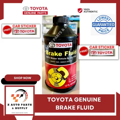BRAKE FLUID DOT3 TOYOTA GENUINE PARTS *FREE TOYOTA CAR STICKER*