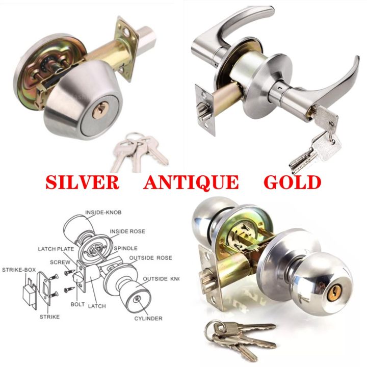 high quality doorknob heavy duty door knob lock for door lock safety