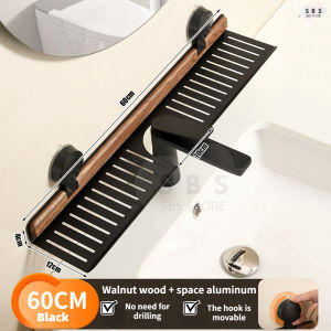 🌟SG STOCK🌟Mirror-mounted shelf suction cup bathroom shelf bathroom storage rack suction cup organizer washstand storage rack
