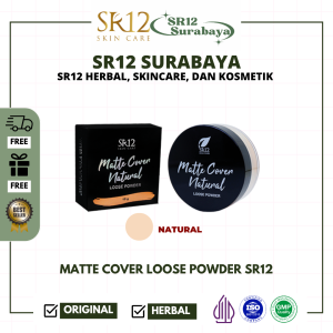 [RCI] MATTE COVER NATURAL LOOSE POWDER SR12 / FACE POWDER BEDAK TABUR WITH SPF 15