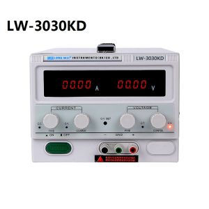LW-3030KD 30โวลต์/30A ความแม่นยำสูงจอแสดงผลดิจิตอลปรับ DC ควบคุมแหล่งจ่ายไฟซ่อมการทดสอบ Lab สลับแหล่งจ่ายไฟ
