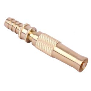 Brass Hose Nozzle High Pressure Garden Hose Nozzle Heavy Duty Water for Garden Hose Washing for Cars Cleaning