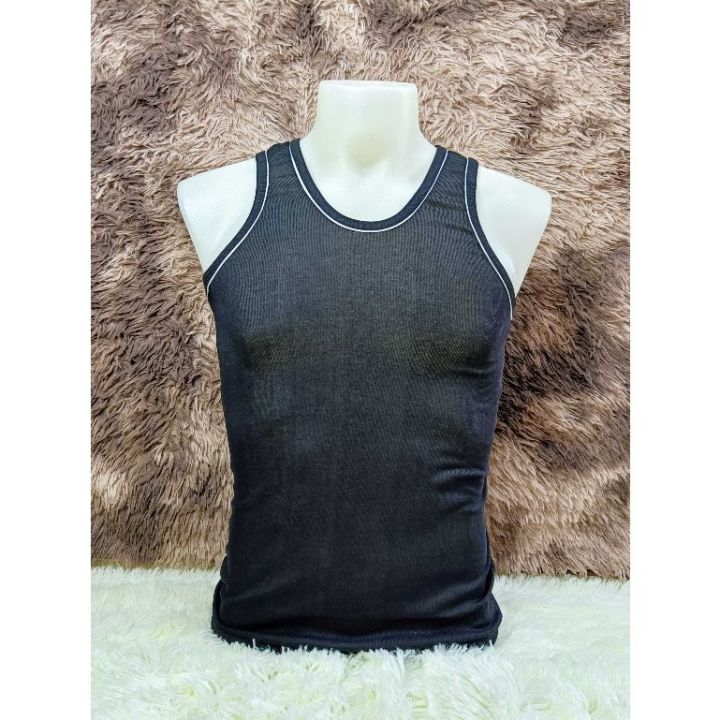 JDCART Sando Men Plain Fitted with Lining and Stretchable Sando for Men ...