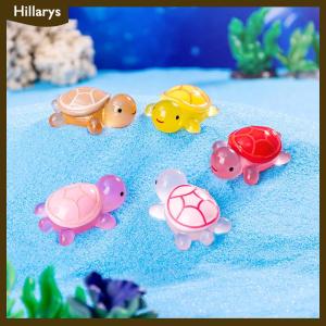 [Hillarys] Cute Cartoon Resin Luminous Turtle Ornament Cartoon Aquarium Fish Tank Miniature Desktop DIY Home Decoration Accessories Gifts