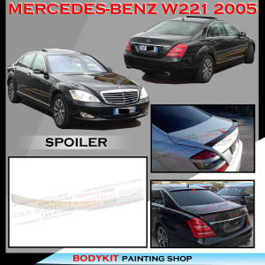 MERCEDES BENZ S-CLASS W221 S300 2005-2013 CAR SPOILER REAR SPOILER DUCKTAIL -MATERIAL ABS BODYKIT