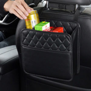 [Giá Rẻ] Túi Da Đựng Đồ Sau Ghế Chất Liệu Da PU Mix Icon Cao Cấp-Giúp Xế Yêu Luôn Gọn Gàng