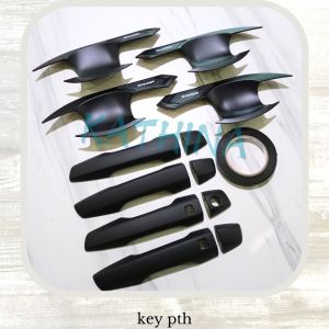 Paket Outer Handle Cover Pintu Mobil Xpander Hitam Doff