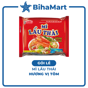 [GÓI LẺ] - ACECOOK - Mì lẩu Thái Tôm Mì ăn liền lẩu thái Tôm Mì lẩu Thái hương vị Tôm Mì Thế giới mì Acecook (81g/gói)