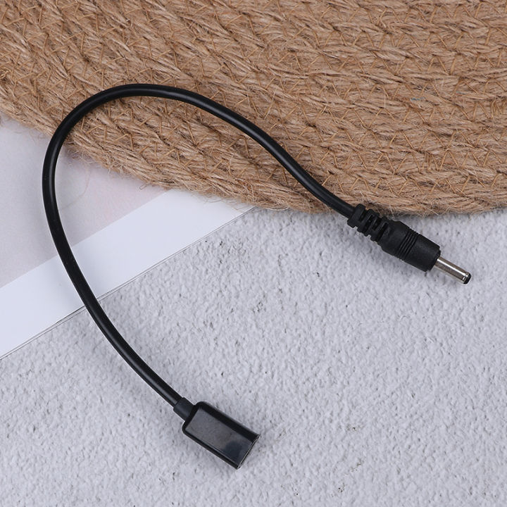 10-Pack DC Power Pigtail Cables - 3.5x1.35mm Female & Male Plug Connectors