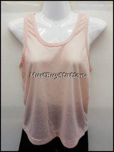 MBS Plus Size S -XXL Budak - Dewasa Cotton Singlet InnerWear Black Brown White