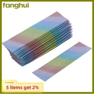 fanghui 50Pcs Heat Seal Powdered Coffee Milk Storage Bags Open Top Aluminium Foil Pouches Honey Capsules Small Packaging Sample Bags