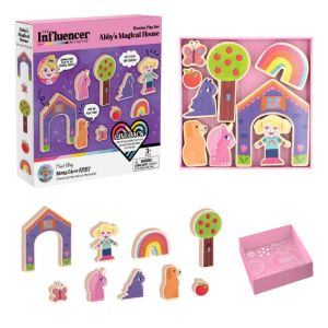 Along Came Abby - Influencer Initiative by WeVeel Abbys Magical House Wooden Play Set - Assorted Colors - Ages 3+