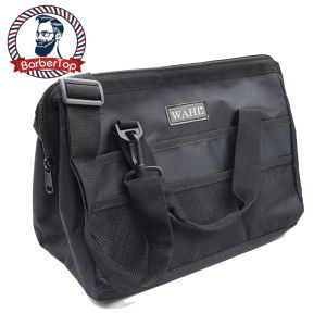 กระเป๋าเก็บเครื่องมือกรรไกรตัดผมมืออาชีพกรรไกรตัดผมพร้อมแถบสำหรับกล่องเครื่องสําอางทำผมกันน้ำสำหรับร้านเสริมสวย