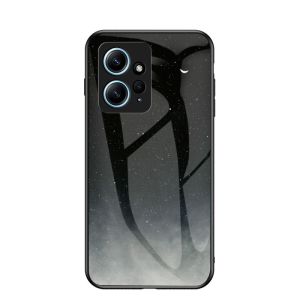 เคสสำหรับ Redmi Note 12 Pro Plus 5G 2023เคสโทรศัพท์กระจกนิรภัยไล่เฉดสีฝาแข็งสำหรับ Note12 4G 12Pro Note12Pro 12ProPlus เคส12Pro ทาสีดาวท้องฟ้าฝาหลังฟ้า