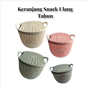 12PCS KERANJANG TOPAS ANYAM SERBAGUNA KOTAK PENYIMPANAN STORAGE ORGANIZER