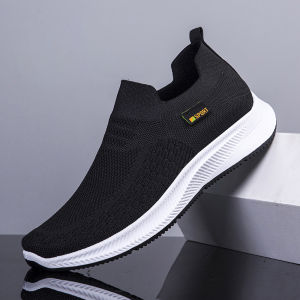 Slip On Shoes For Men Low Cut Soft Bottom Breathable Korean Men Shoes Fashion Rubber Shoes Casual Running Sports Classic Sneakers