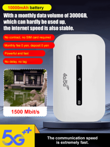 ✨HOT✨Carryon Wireless Router Plugin Card Large Capacity Battery Pocket Mobile Remote Router