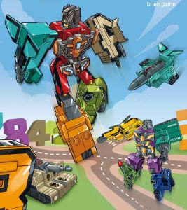 [SG SELLER-NEW ARRIVAL-READY STOCK] Mykid Palace Digital Transformer Toy Best Toy for Kids