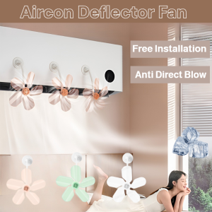 Suction Cup Air Conditioner Anti-Direct Blowing Fan Accelerate Cold Air Circulation Energy Saving