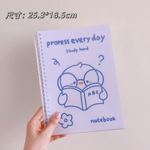 🇲🇾[Malaysia]Ready Stock Cute Cartoon Momo Series Notebook Grid Notepad Book Easy Carry Portable Diary Journal Book Exercise Book Exam Pad  Diary Planner Buku Nota Comel School Student