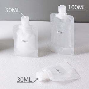 DiyHomeIpoh 30/50/100ml Portable Travel Lotion Dispenser Bag Sub-Packaging Bag Cosmetic Shampoo Transparent (旅行分装袋便携一次性分装瓶乳液沐浴露洗发水)