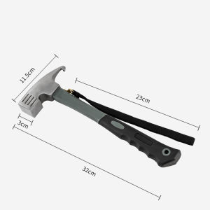 KeepMoving ค้อนตอกสมอบก ค้อน ค้อนเหล็ก ค้อนพกพา ค้อนเต้นท์ ค้อนดึงสมอบก ค้อนถอนสมอบก ค้อนแค้มป์ปิ้ง hammer camping