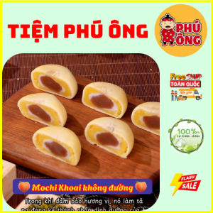 Bánh Mochi Khoai Môn tuyết mị nương với nhân 3 hương vị đặc trưng hoà quyện với 4 lớp bánh tạo nên chiếc bánh thơm ngon