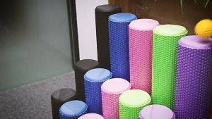 【SG 🚚】Half Round EVA Foam Roller for Pilates Balance Training Massage
