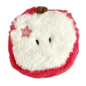 Small Change Purse with Zippers Plush Headphone Storage Bag Portable Earphone Case Purse Lovely Wallet for Women