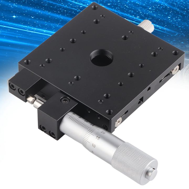SEMX60-AC X Lineaire Micrometer Handmatige Precisie Stage Verplaatsing Platform As Schuiftafel